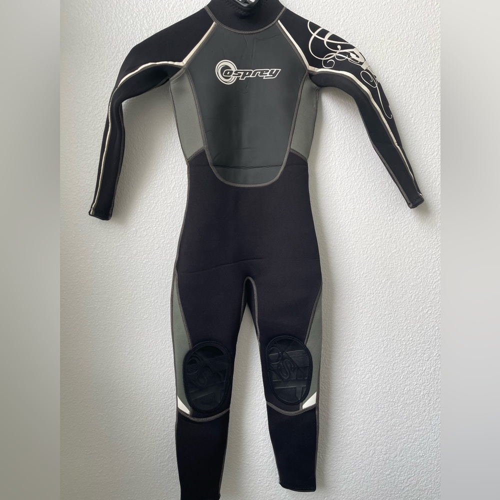 Osprey Wetsuit OSX Series Youth XS Full Length Long Sleeve Size Junior Black